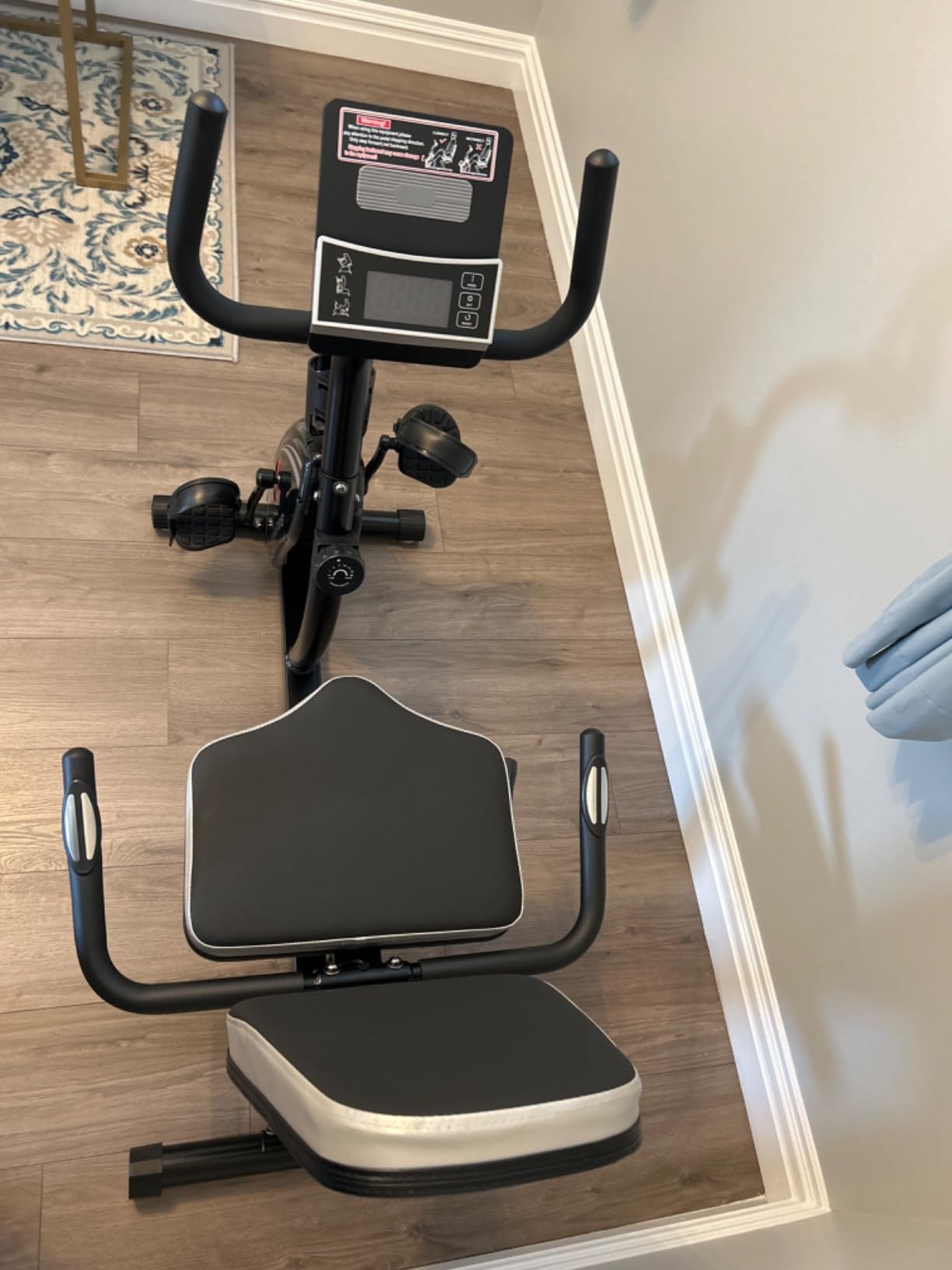 VANSWE Recumbent Exercise Bike for Home Seniors with 380 LB Weight Capacity customer photo 1