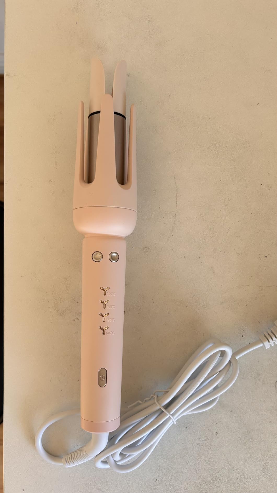 Automatic Curling Iron, Auto Hair Curler with 4 Temperatures, Fast Heating, 2-Way Rotation, Anti-Scald, Anti-Tangle Rotating, Auto Shut-Off Curling Wand for Hair Styling customer photo 1