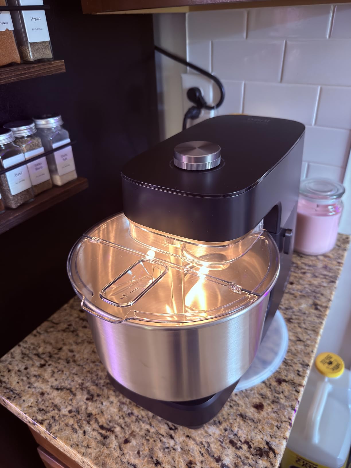 Ooni Halo Core Spiral Dough Mixer, 4.8 Qt Stand Mixer - Foundry Black | 20 Speed Settings, Dual High-Torque DC Motors, 300W, 5-Year Warranty customer photo 1