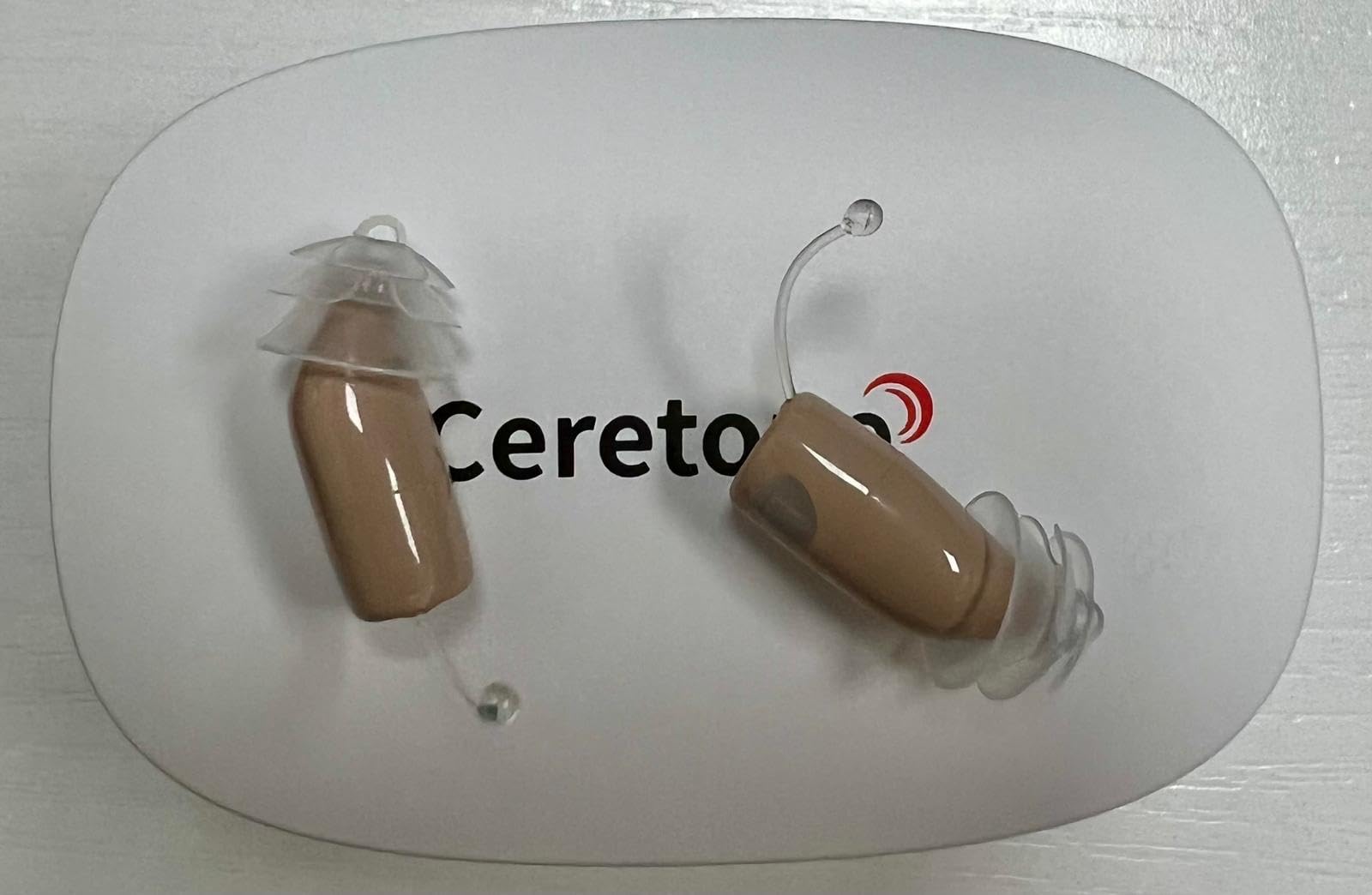 Ceretone Core One Pro OTC Hearing Aids for Seniors, Tiny Invisible Rechargeable Hearing Aids for Adults, Intricon® Digital Chip, Wind Noise Reduction, Auto On/Off, Charging Case, Easy Volume Control customer photo 2