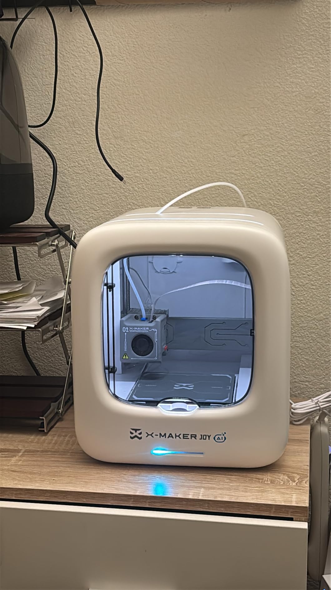 AOSEED AI 3D Printer for Kids, Fast 400mm/s, 12,000+ Models, Enclosed Safe customer photo 1