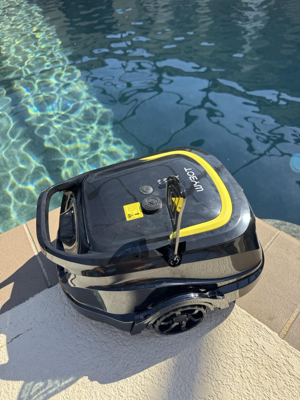 WYBOT A1 Cordless Pool Vacuum Robot for Above Ground Pool, Greyblue customer photo 1