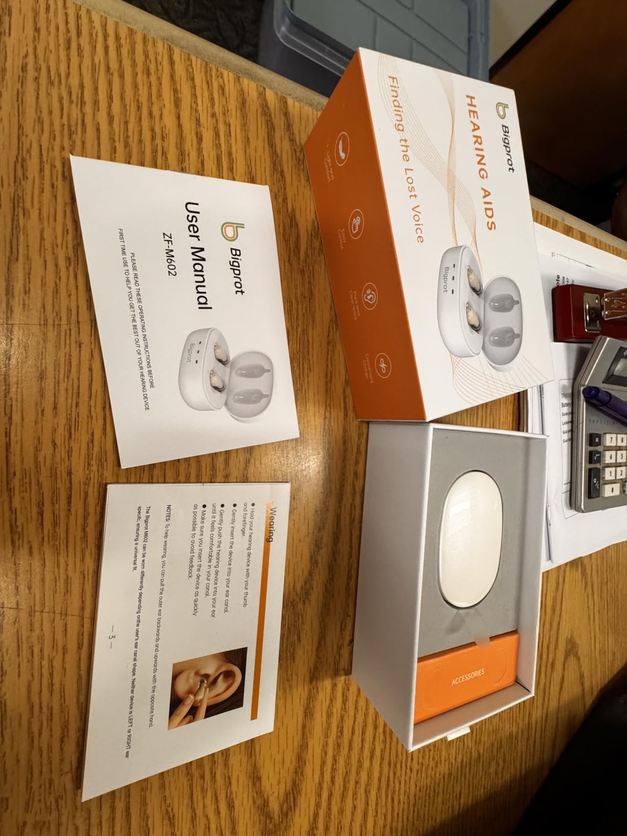 Rechargeable OTC Hearing Aids for Seniors, Digital Hearing Aids with Noise Cancellation & Feedback Suppression, Discreet Mini In-Ear Design with Simple Button Control, Magnetic Charging Case, 100H Use customer photo 1