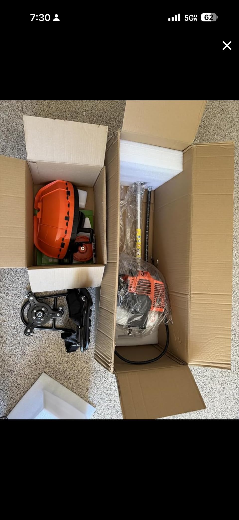 36cc Gas Powered Pole Saws,2-Stroke Weed Eater for Tree Trimming customer photo 1