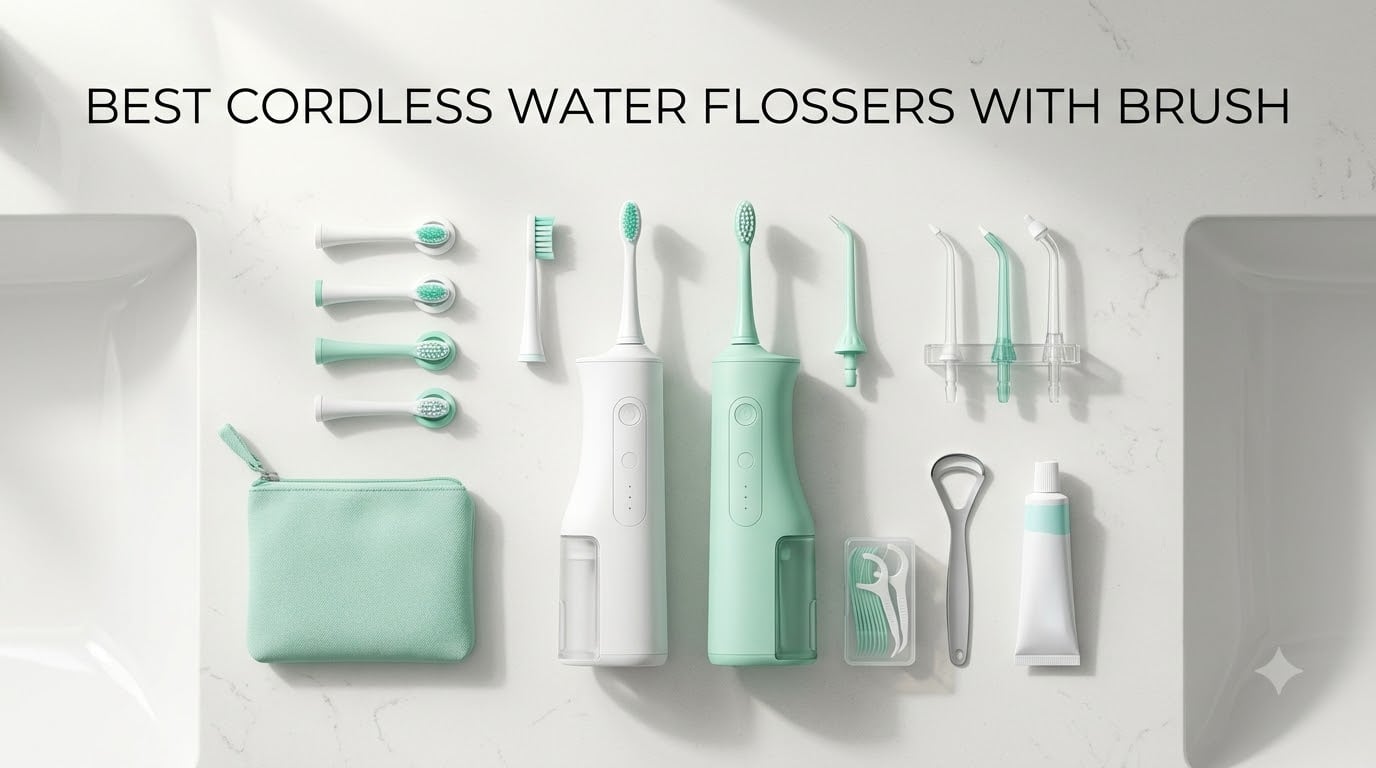 best cordless water flossers with brush