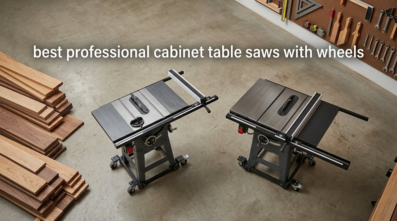best professional cabinet table saws with wheels