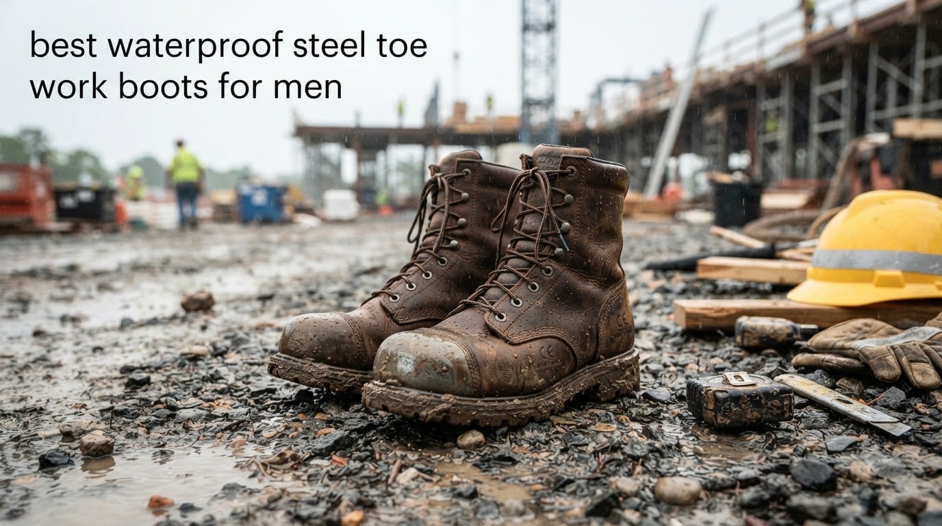 best waterproof steel toe work boots for men