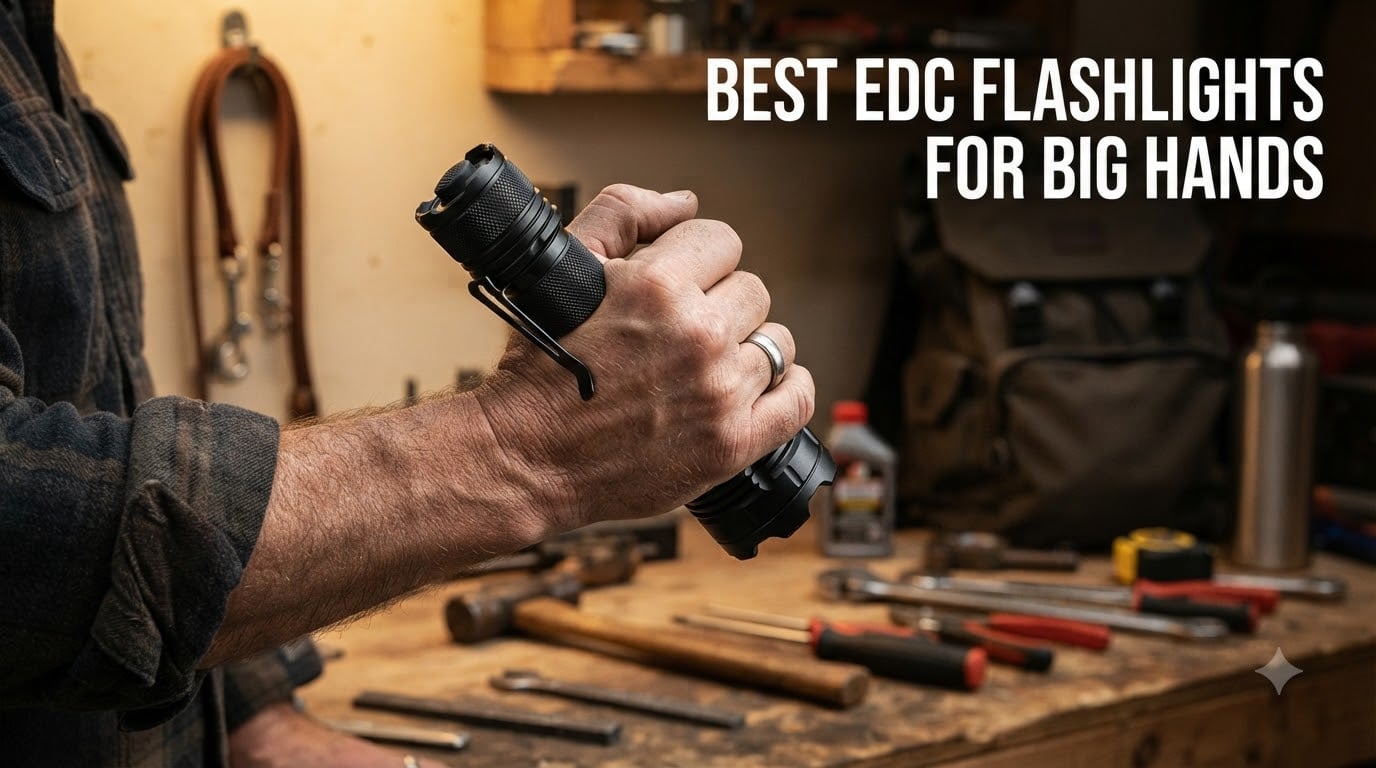 best edc flashlights for big hands