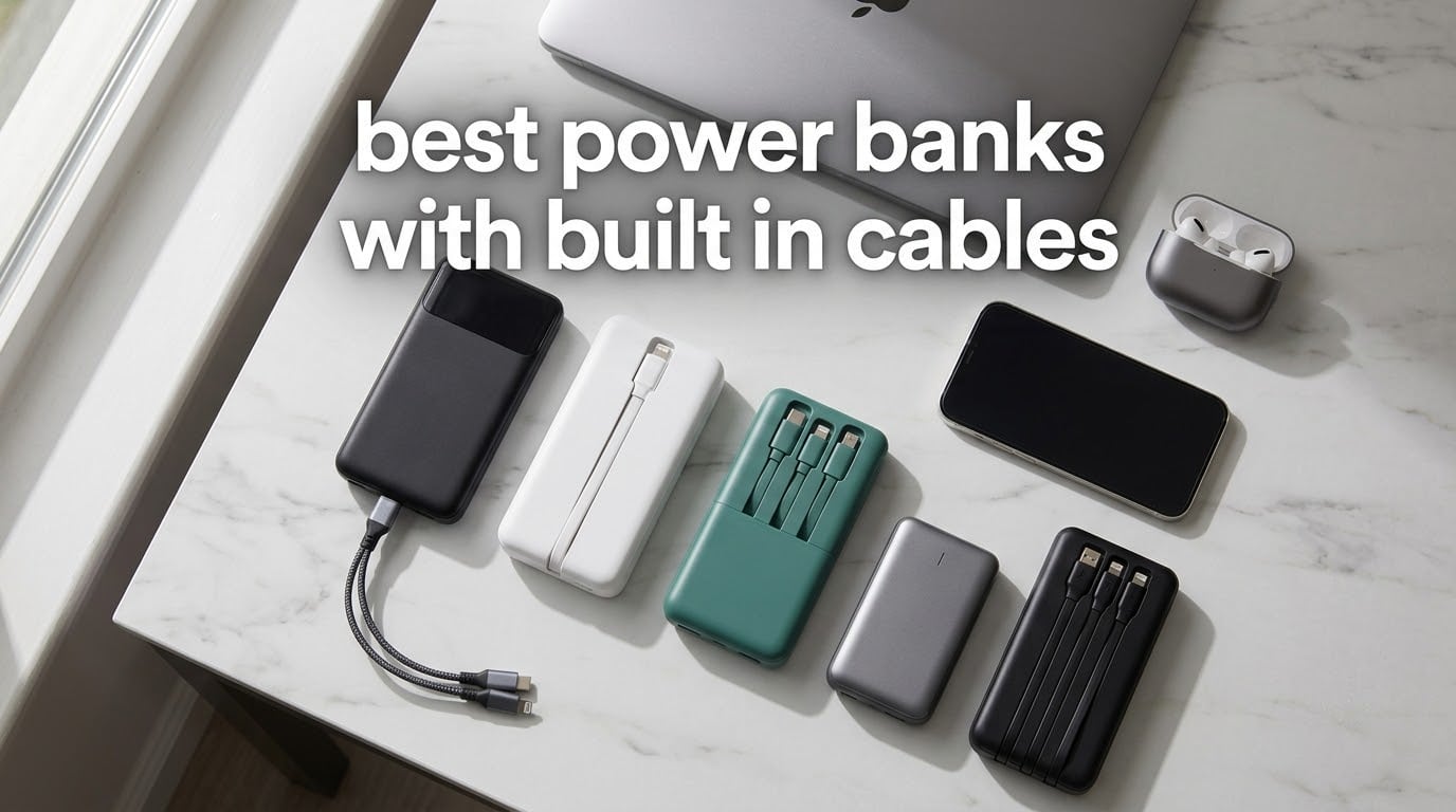best power banks with built in cables