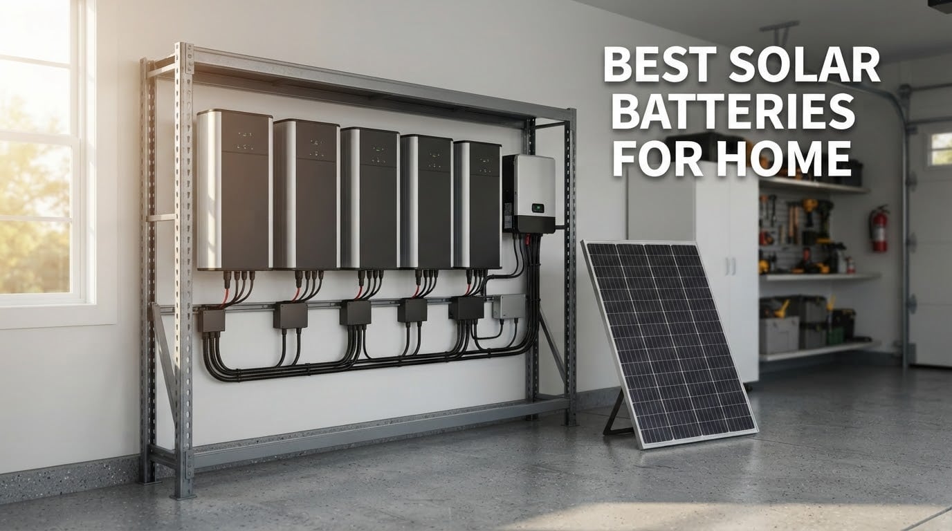 best solar batteries for home