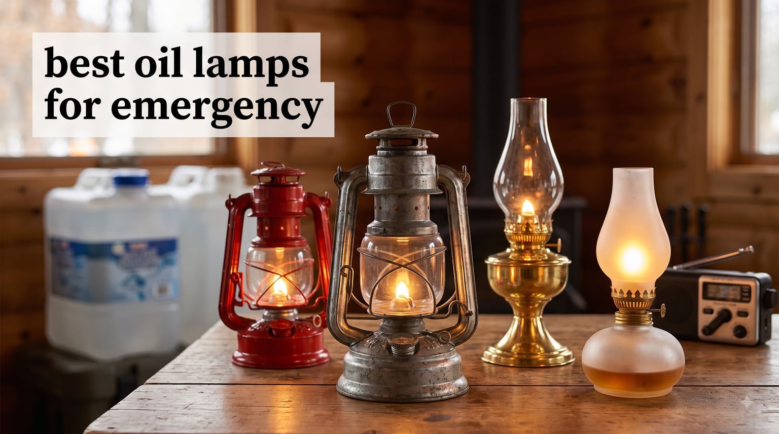 best oil lamps for emergency