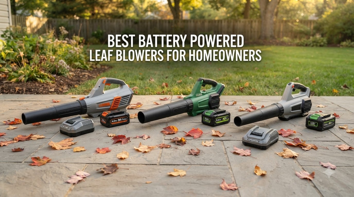 best battery powered leaf blowers for homeowners