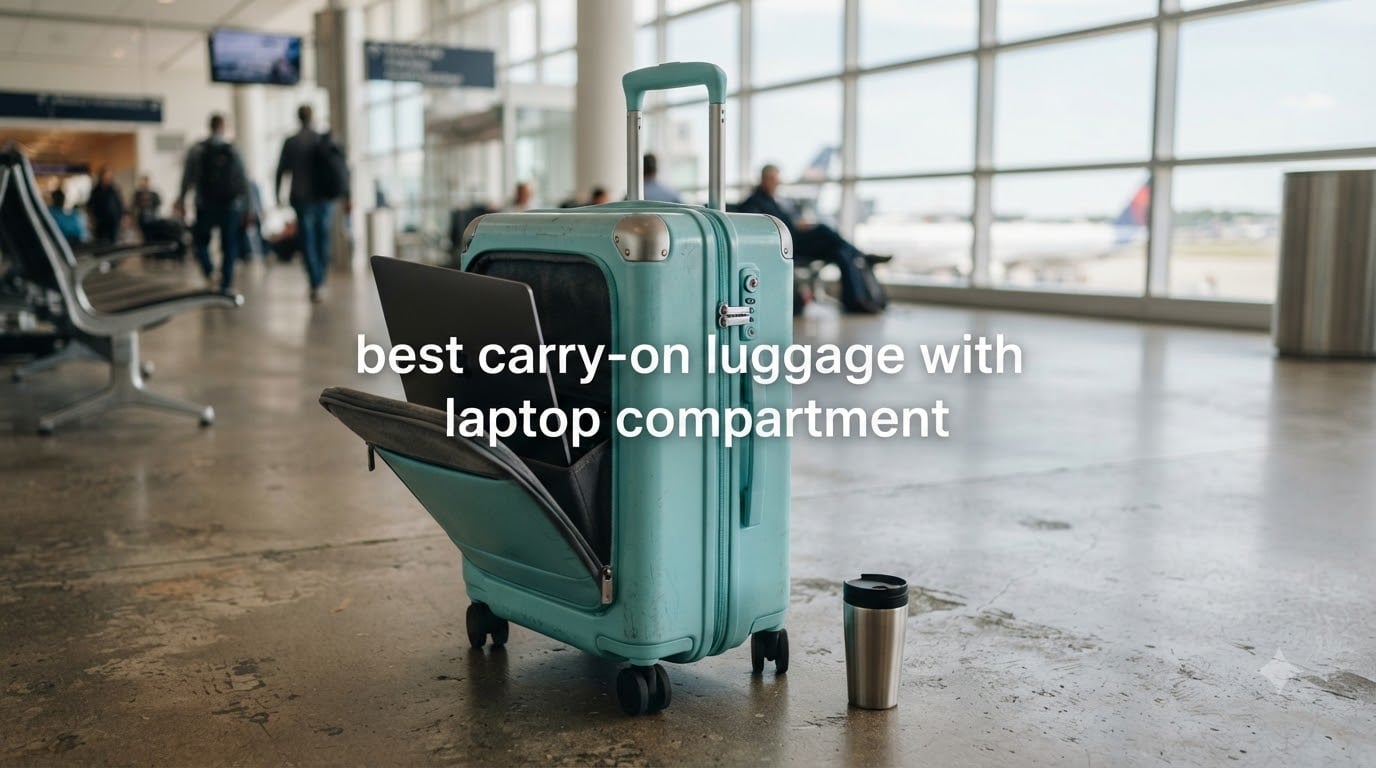 best carry-on luggage with laptop compartment