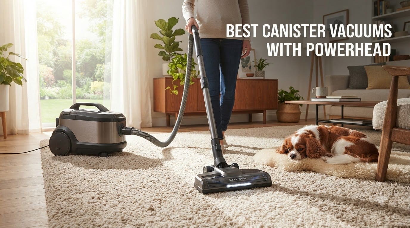 best canister vacuums with powerhead