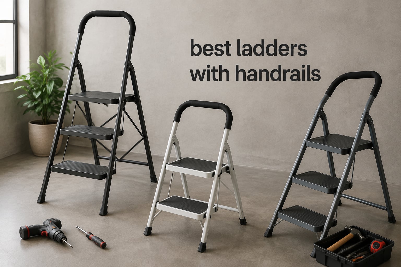 best ladders with handrails