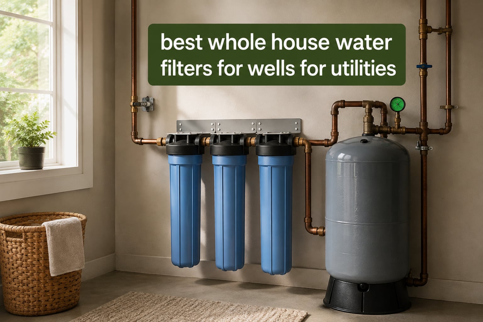 best whole house water filters for wells for utilities