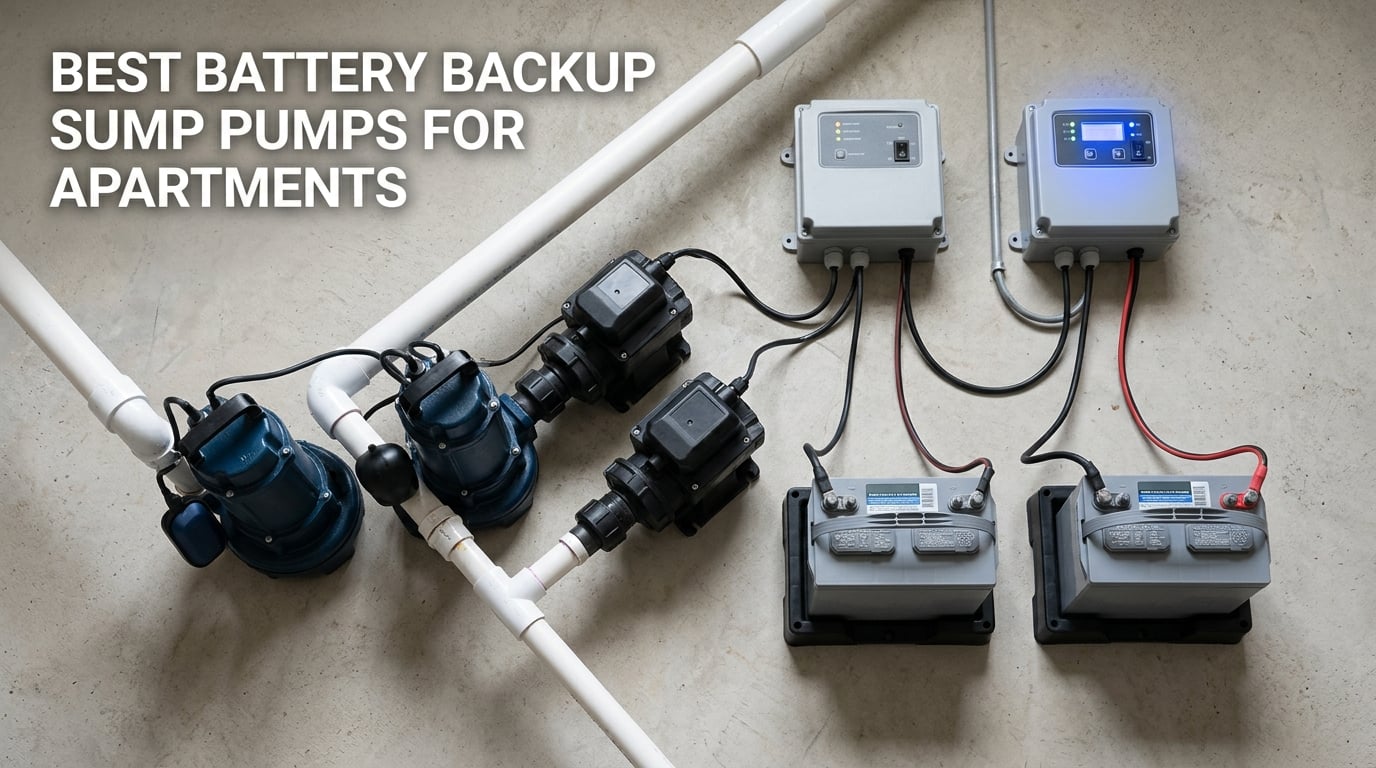 best battery backup sump pumps for apartments
