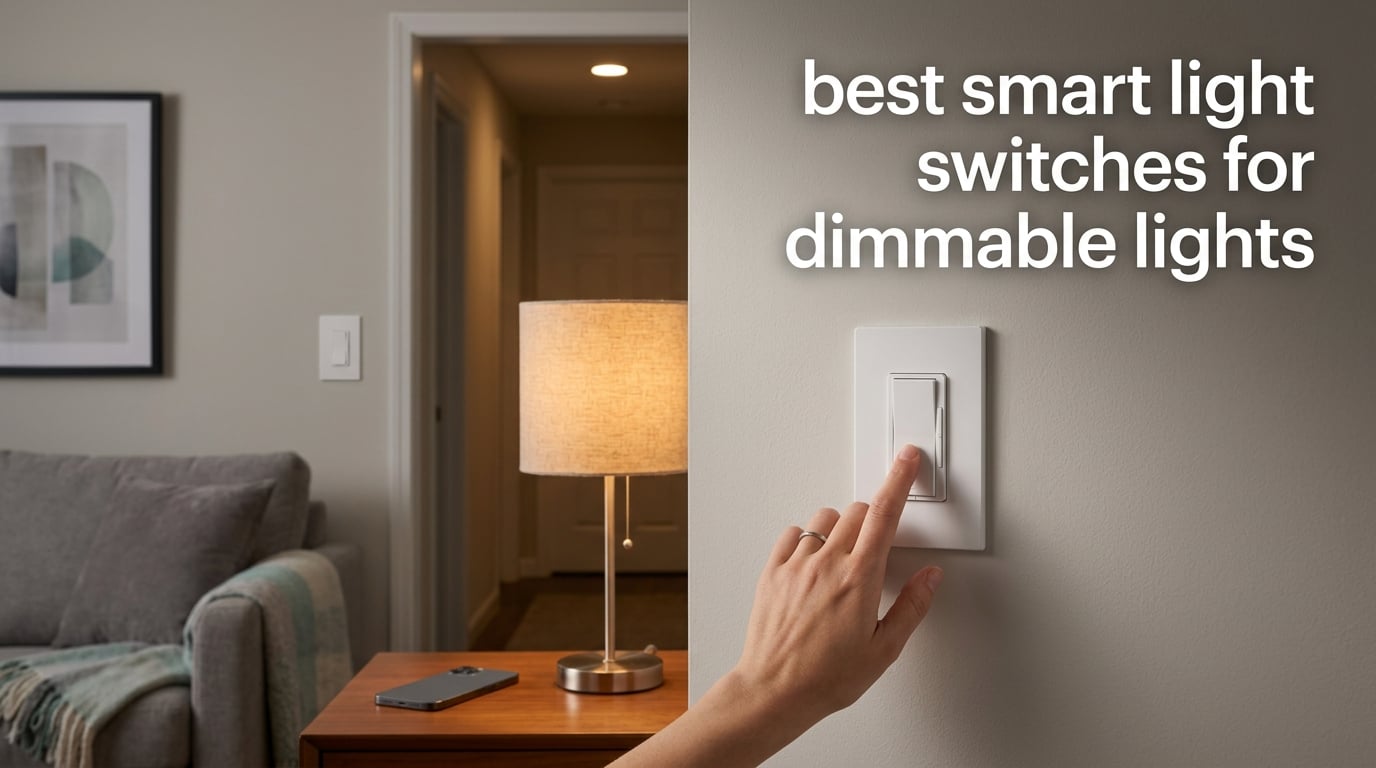 best smart light switches for dimmable lights