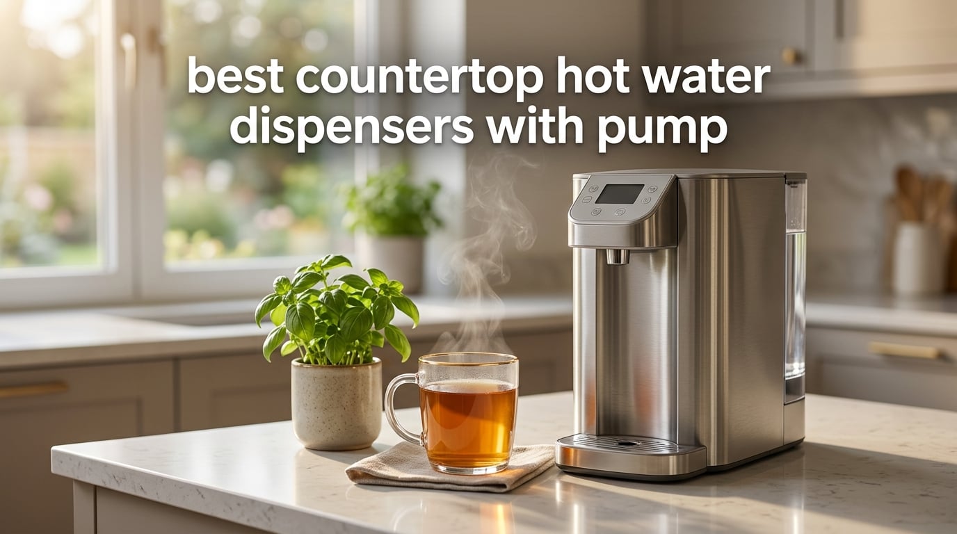 best countertop hot water dispensers with pump