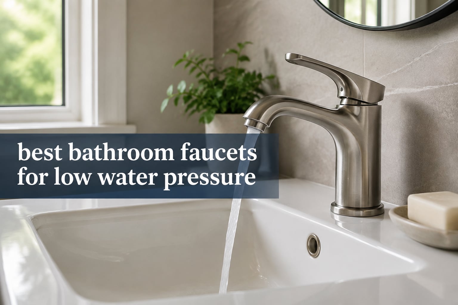 best bathroom faucets for low water pressure