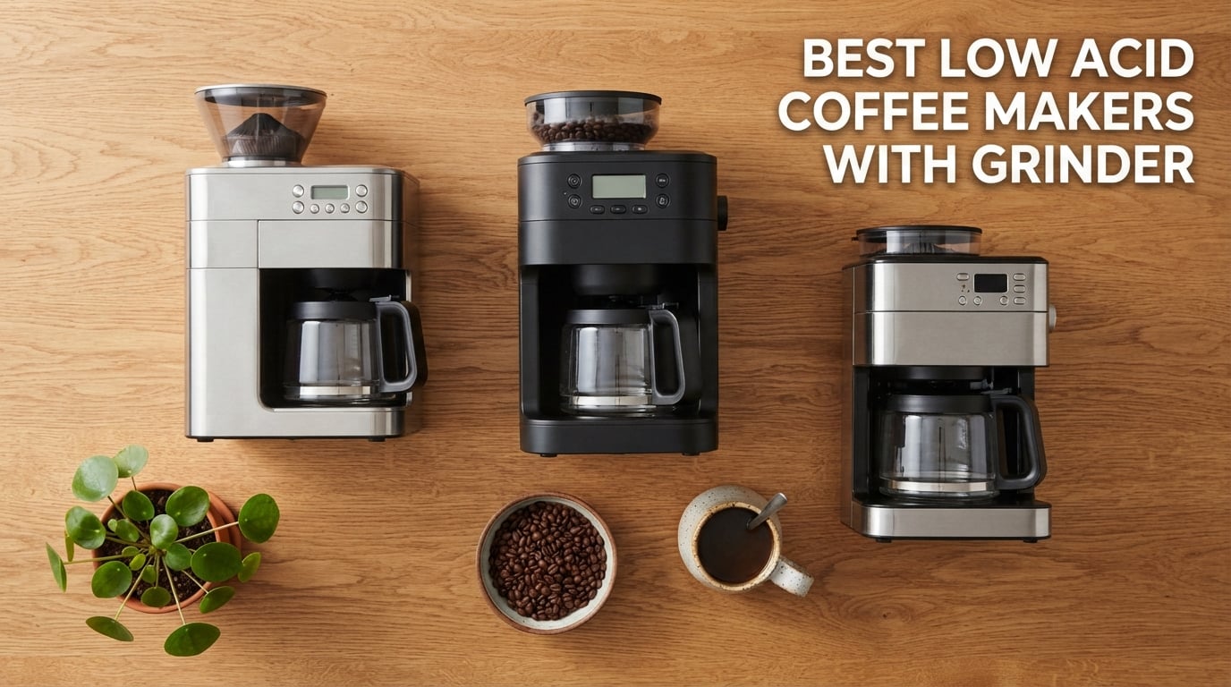best low acid coffee makers with grinder