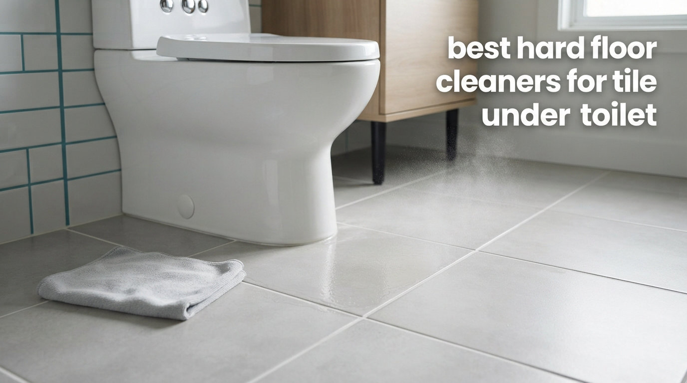 best hard floor cleaners for tile under toilet