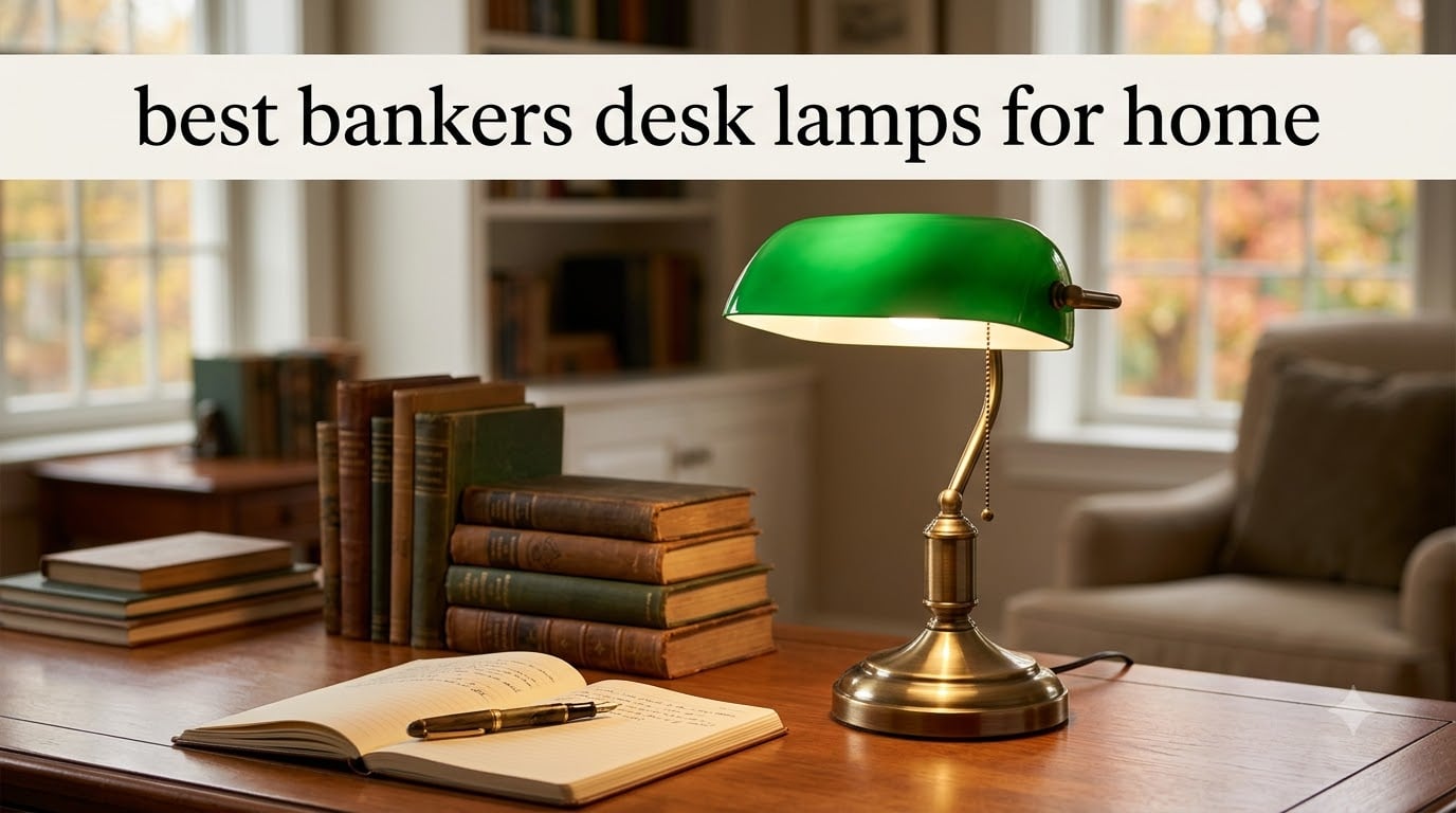 best bankers desk lamps for home