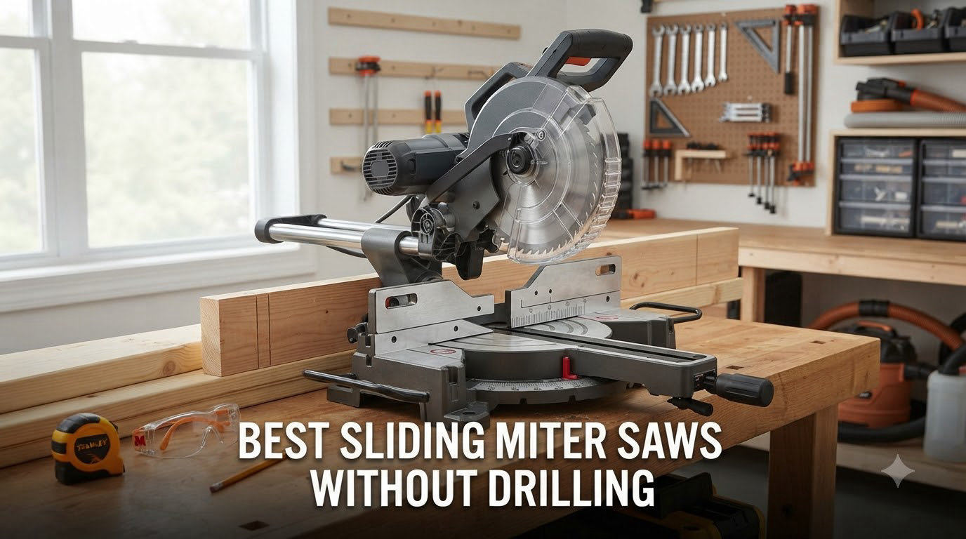 best sliding miter saws without drilling