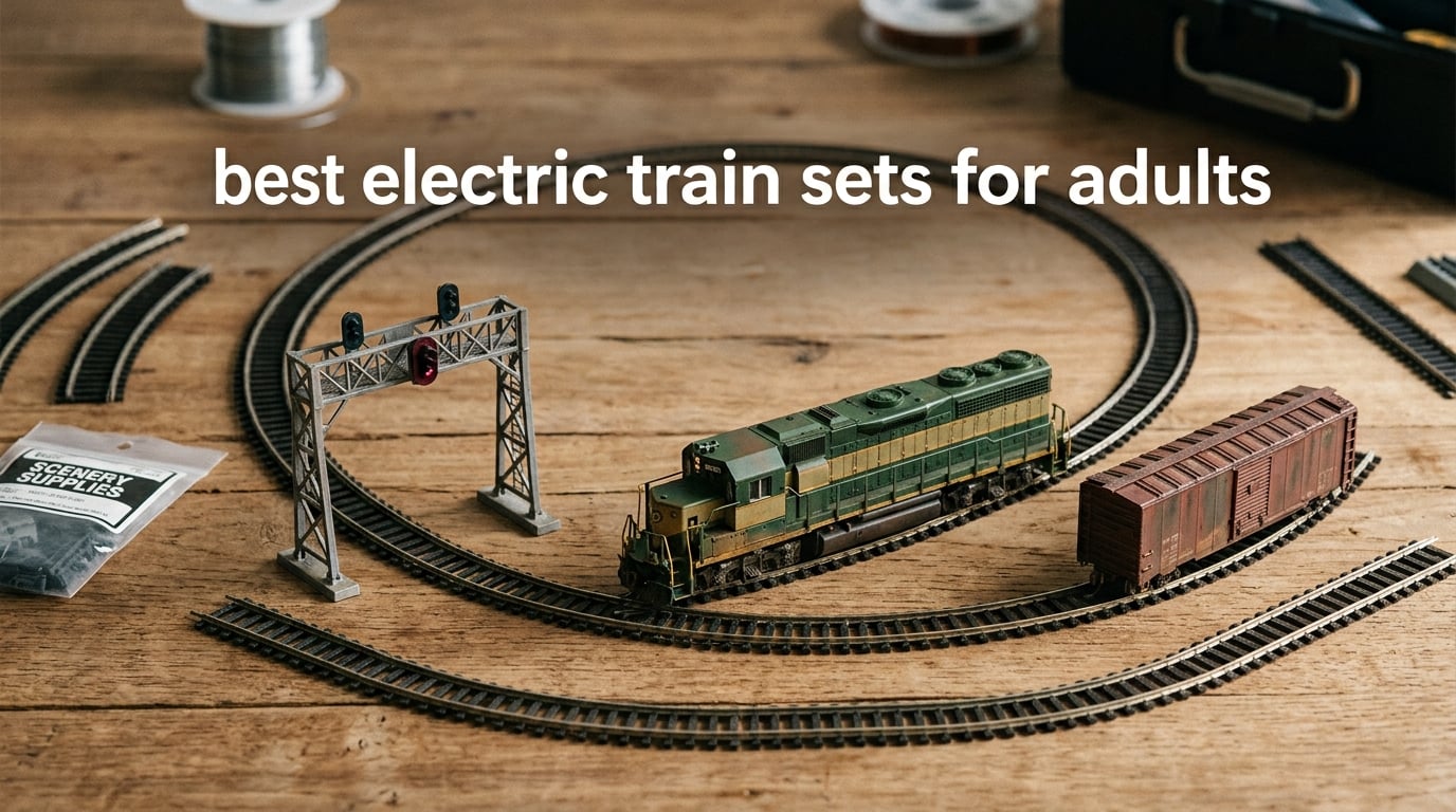 best electric train sets for adults