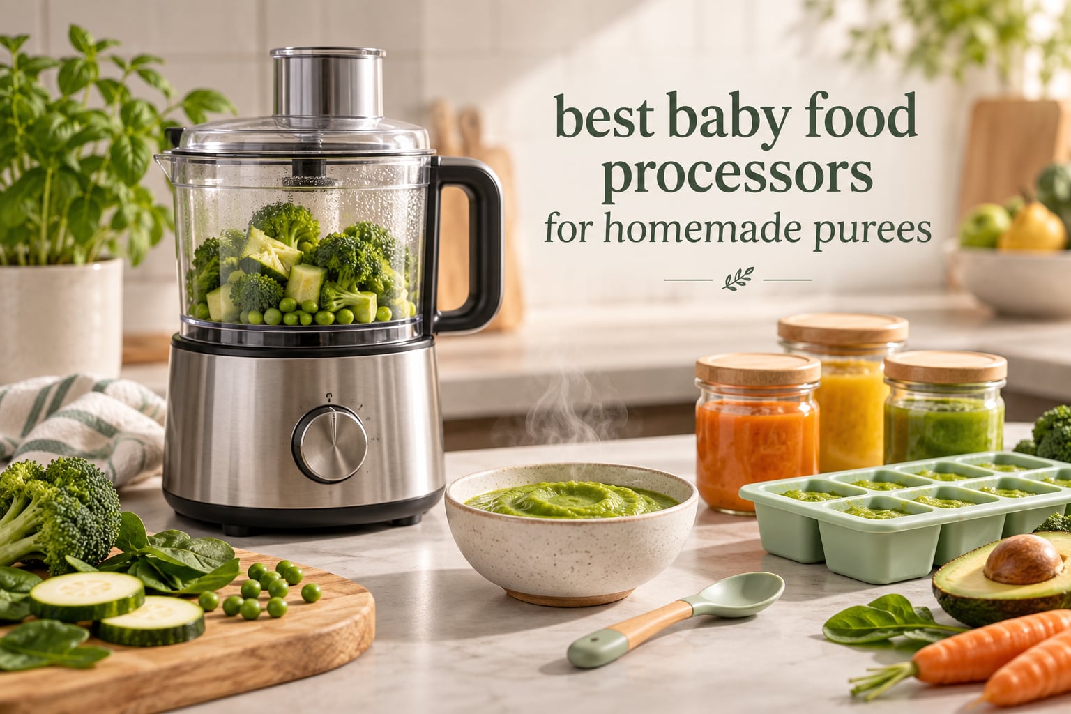 best baby food processors for homemade purees