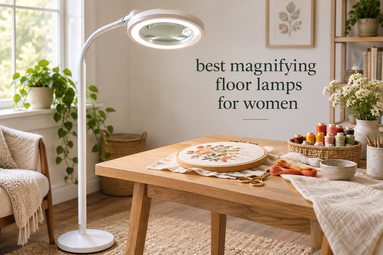 best magnifying floor lamps for women