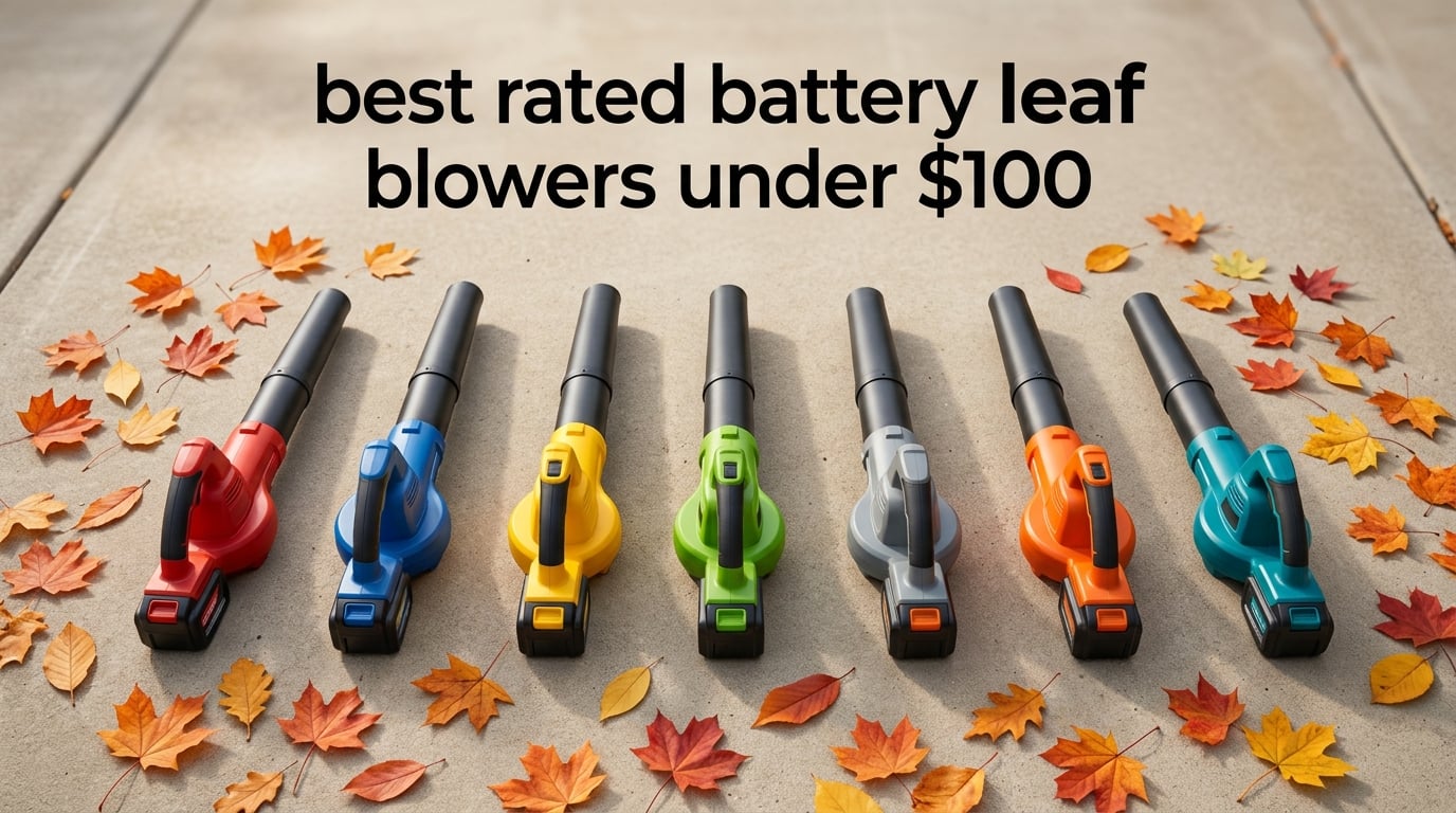 best rated battery leaf blowers under $100