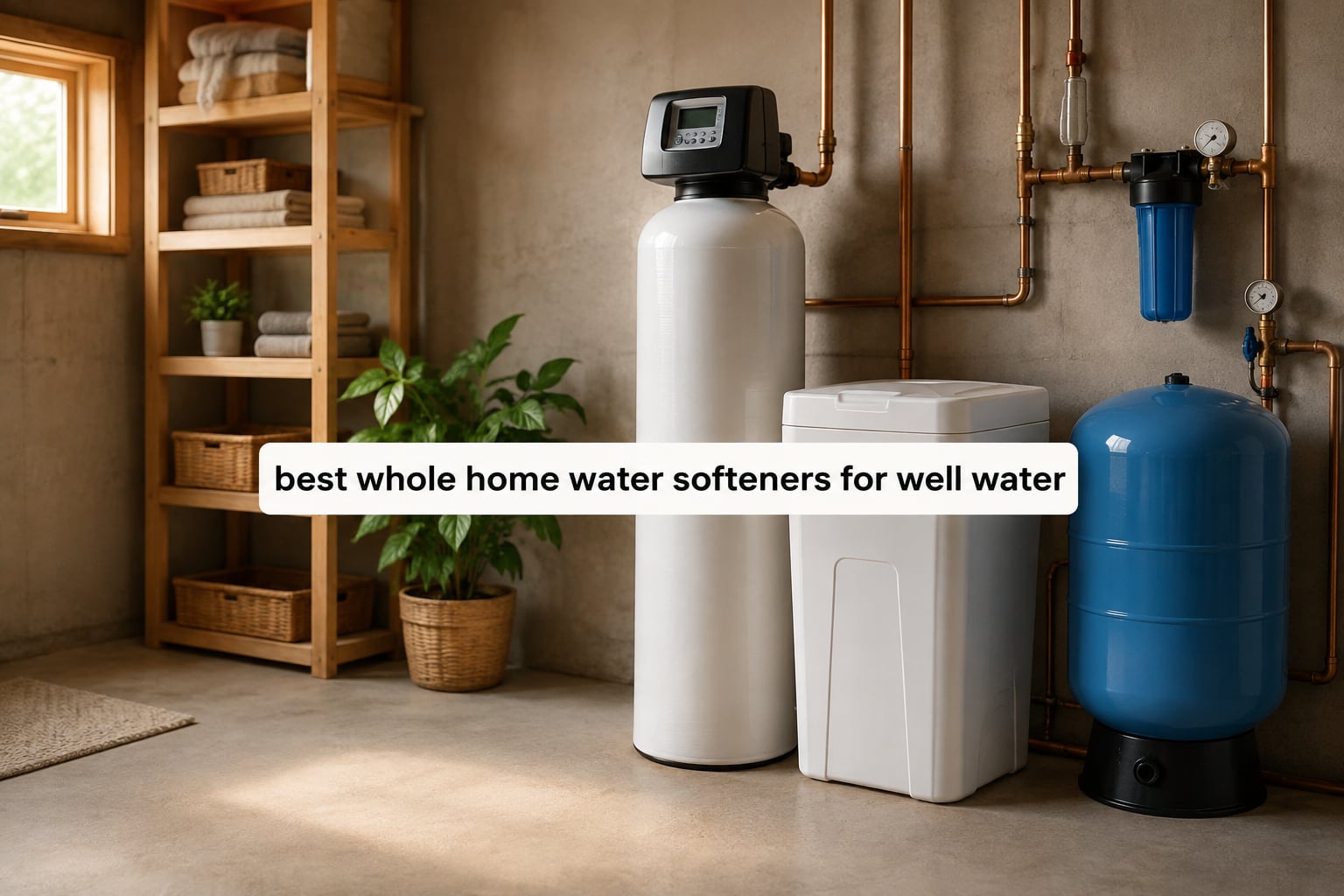best whole home water softeners for well water