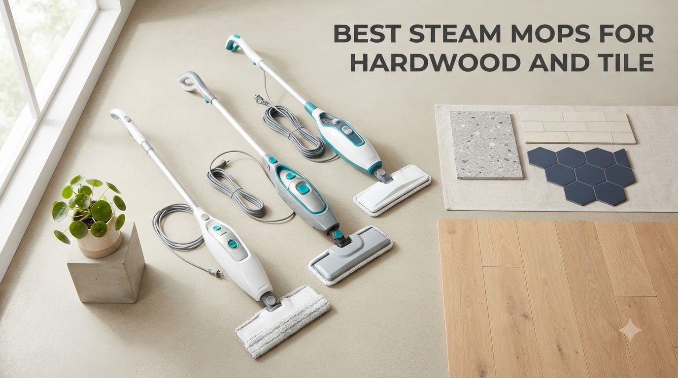 best steam mops for hardwood and tile