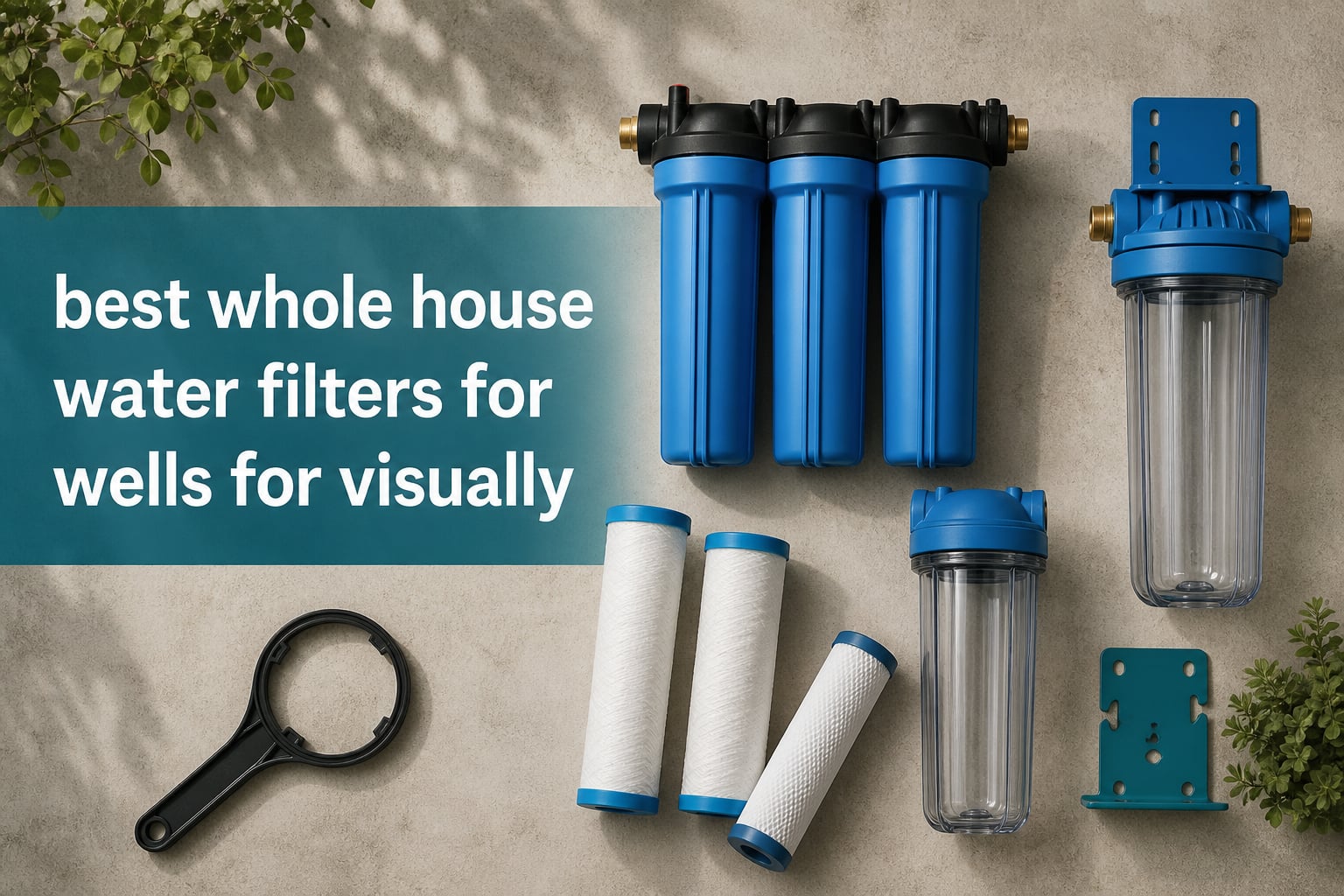 best whole house water filters for wells for visually
