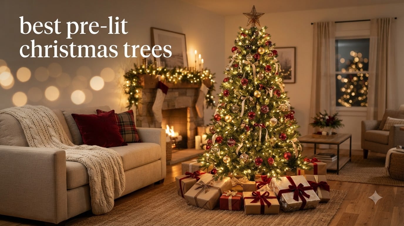 best pre-lit christmas trees