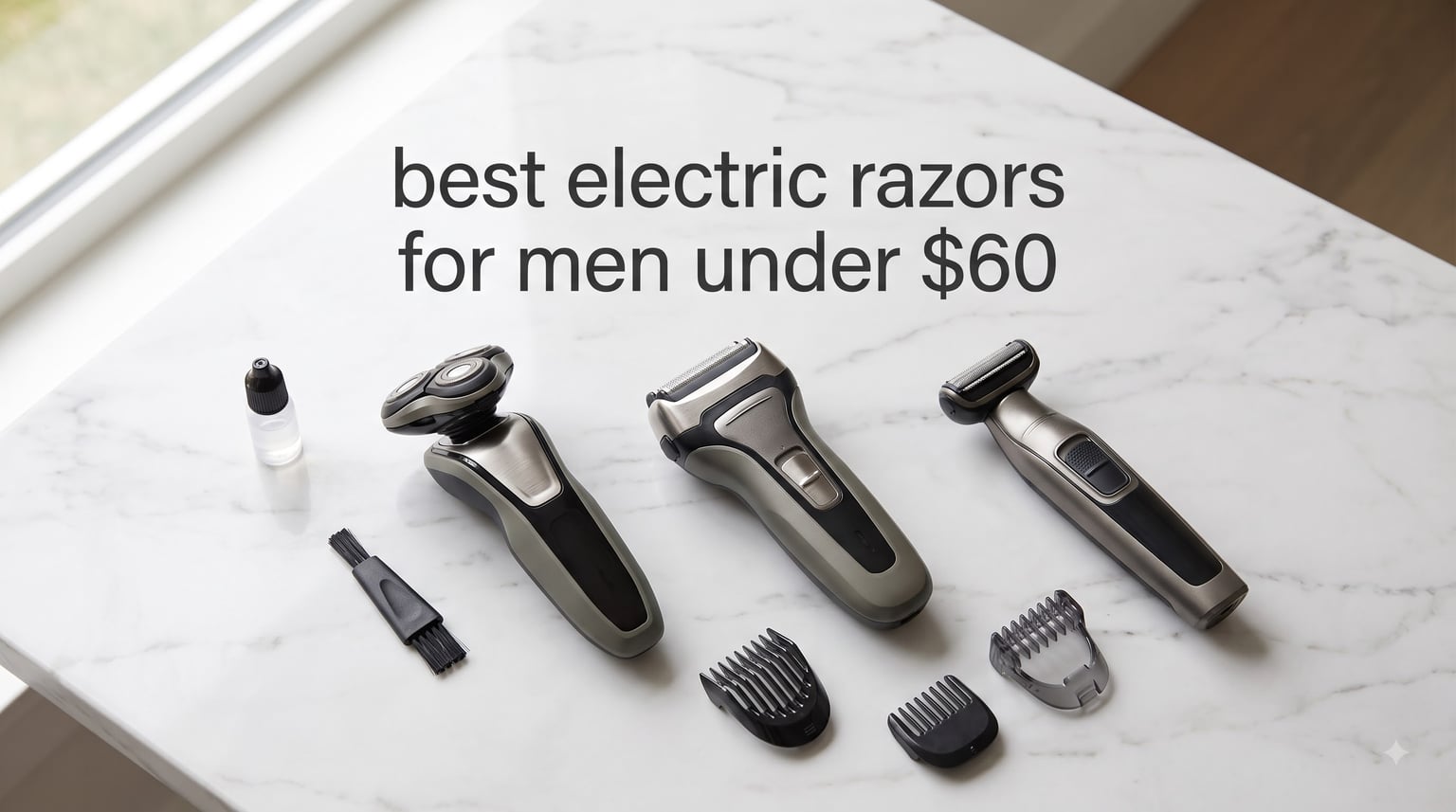 best electric razors for men under $60