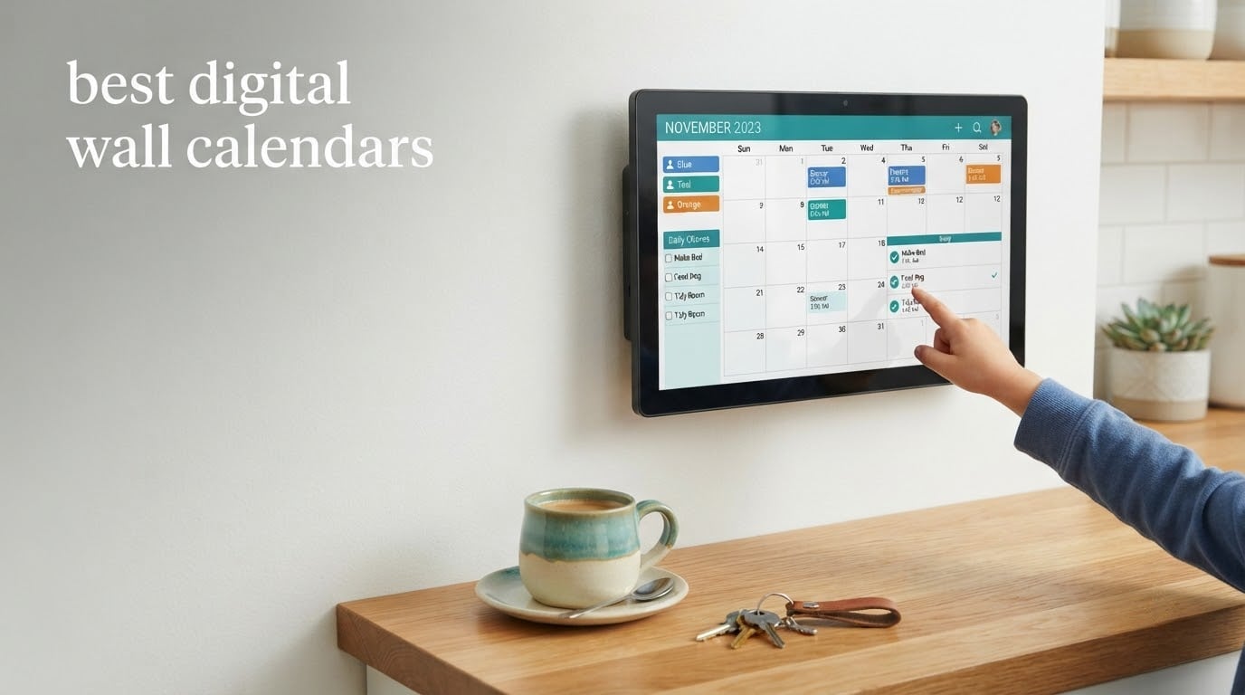 best digital wall calendars
