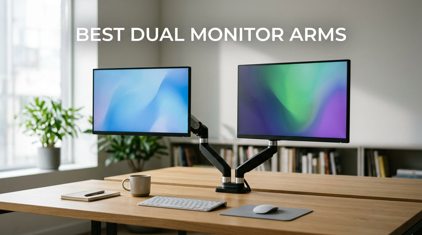 best dual monitor arms
