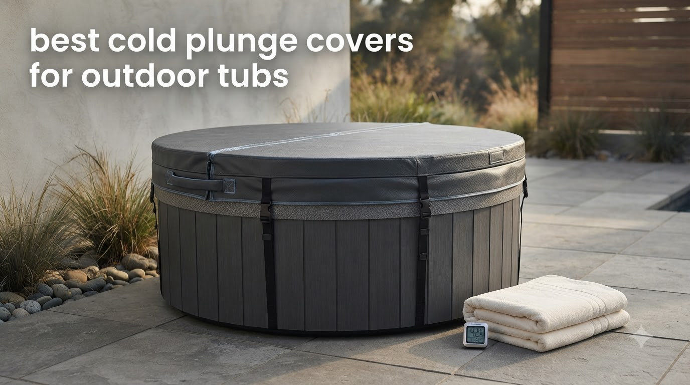 best cold plunge covers for outdoor tubs