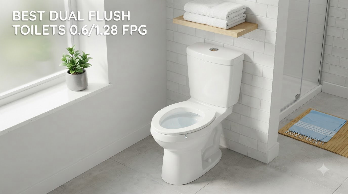 best dual flush toilets 0.6/1.28 fpg