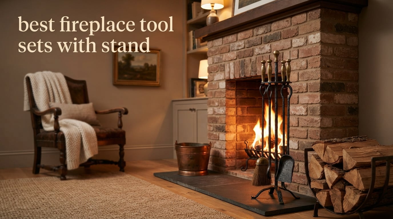 best fireplace tool sets with stand