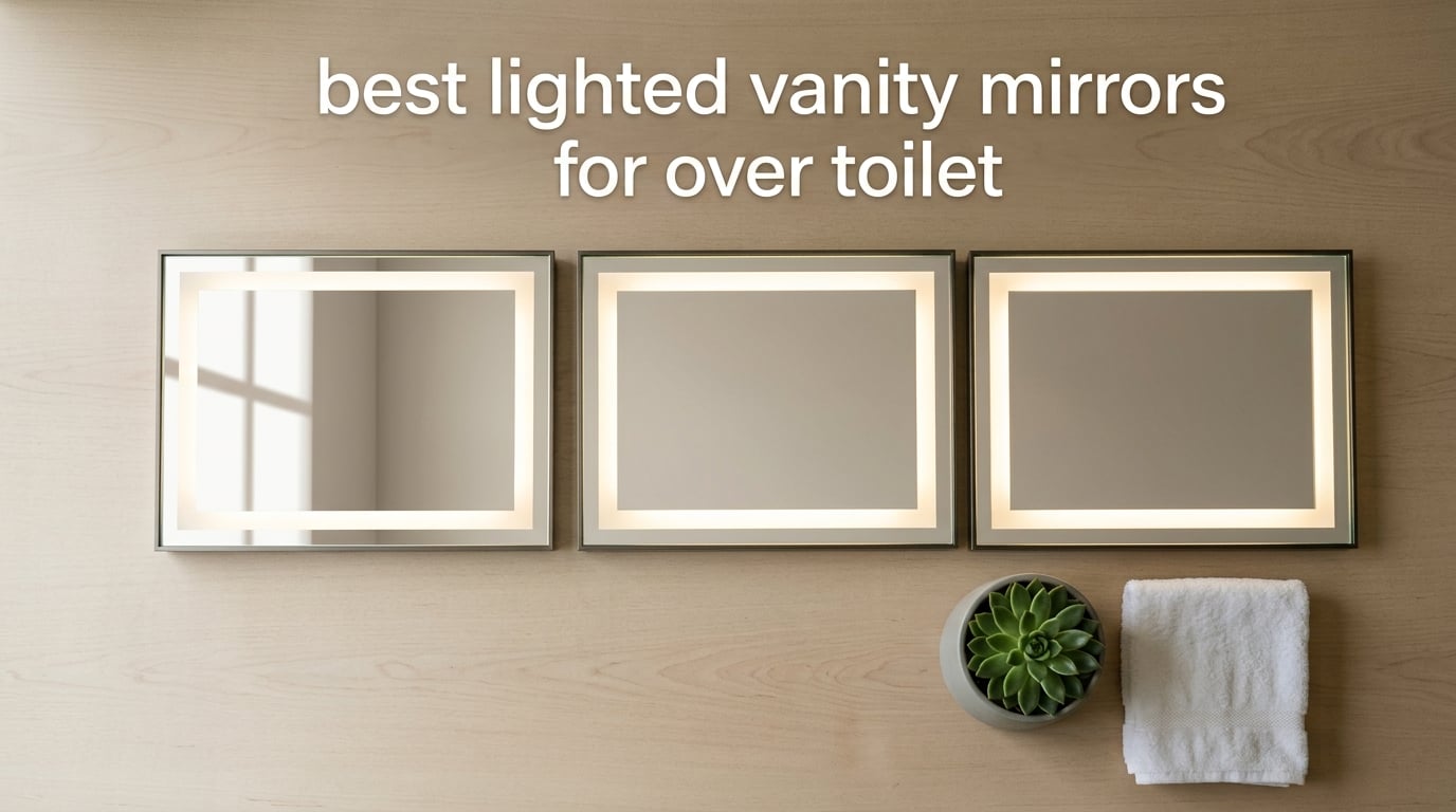 best lighted vanity mirrors for over toilet