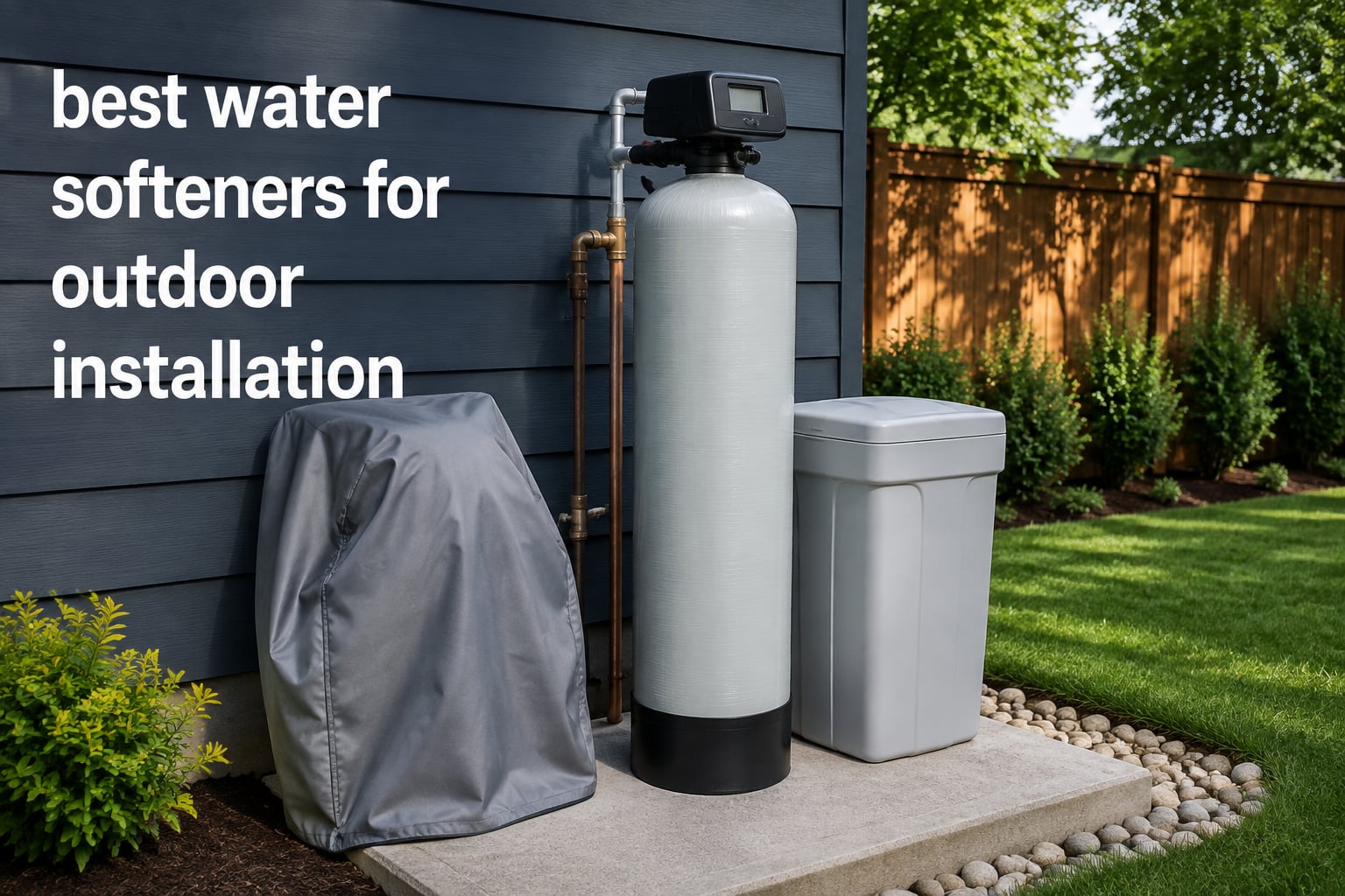 best water softeners for outdoor installation