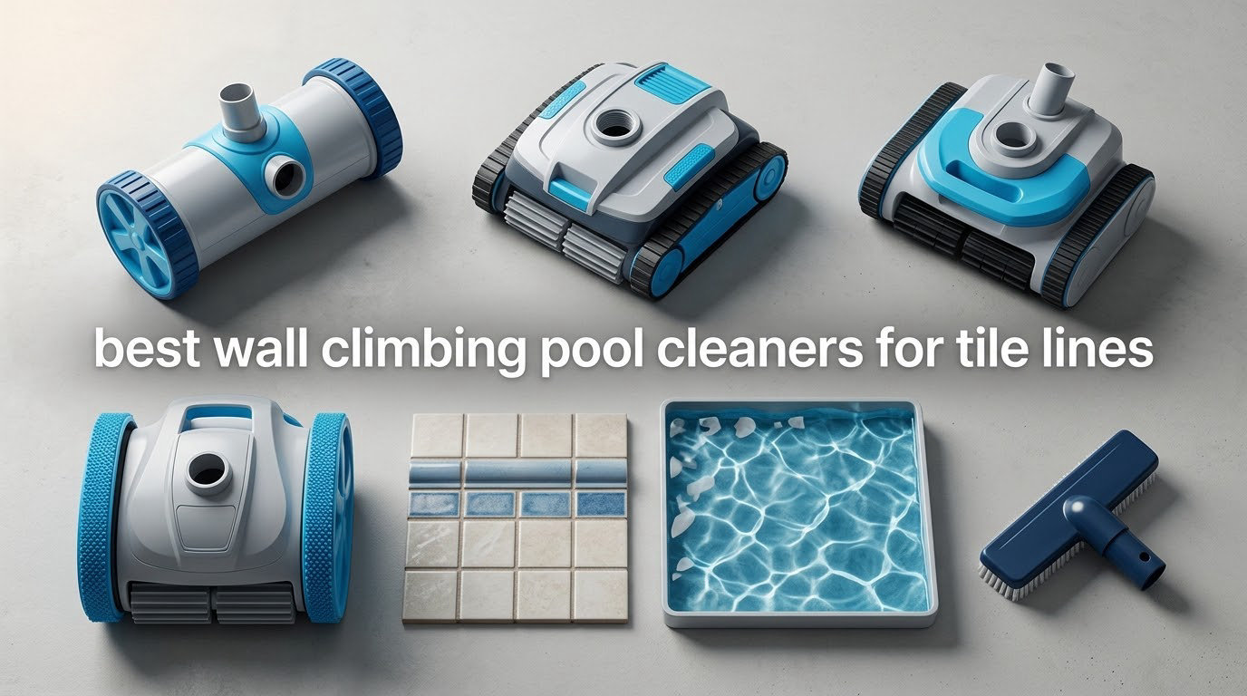 best wall climbing pool cleaners for tile lines