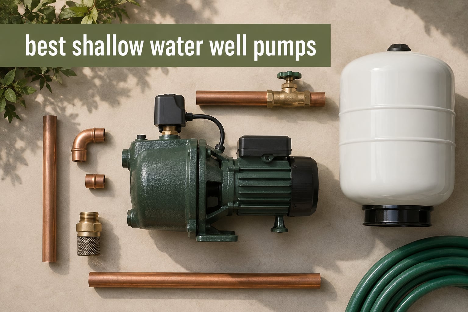 best shallow water well pumps