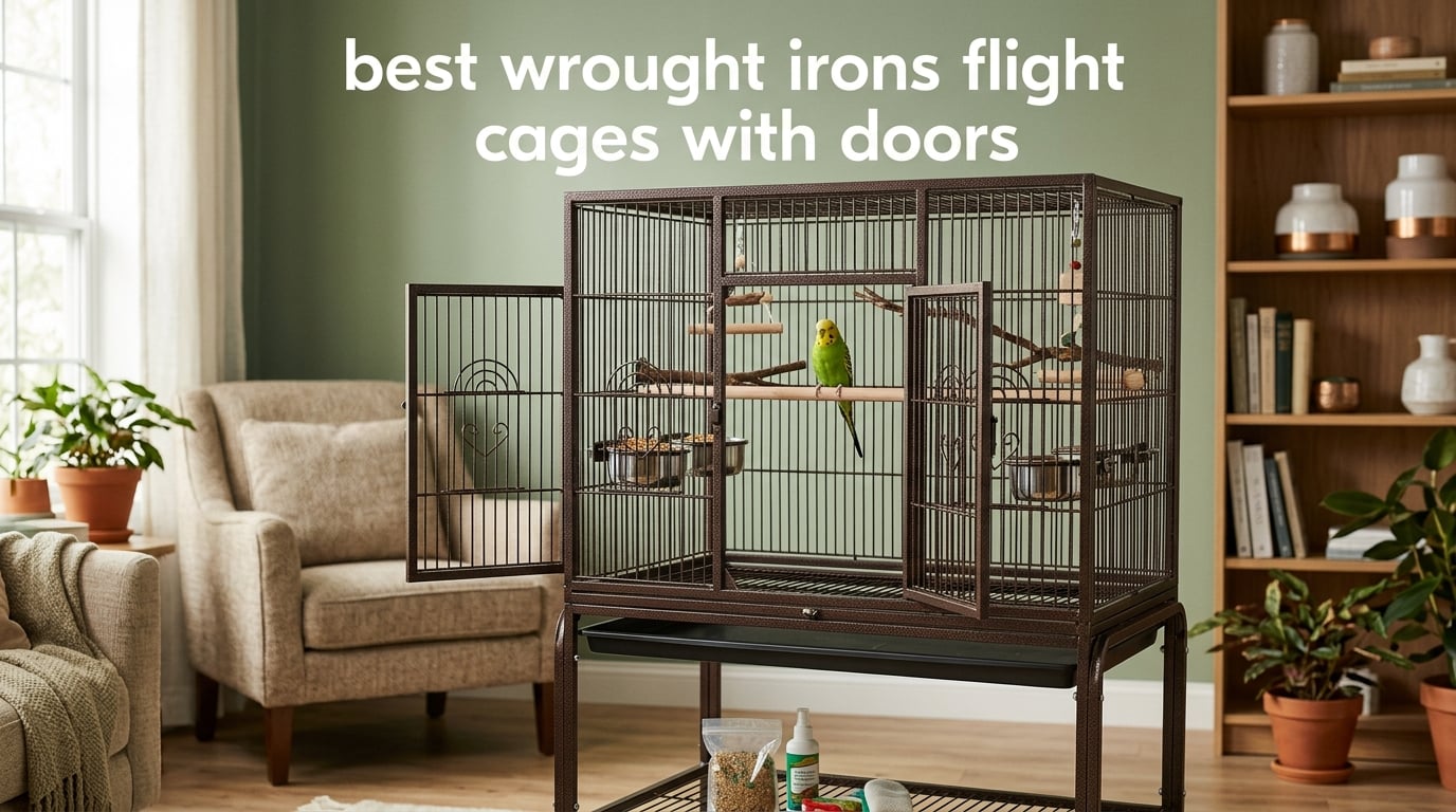 best wrought irons flight cages with doors