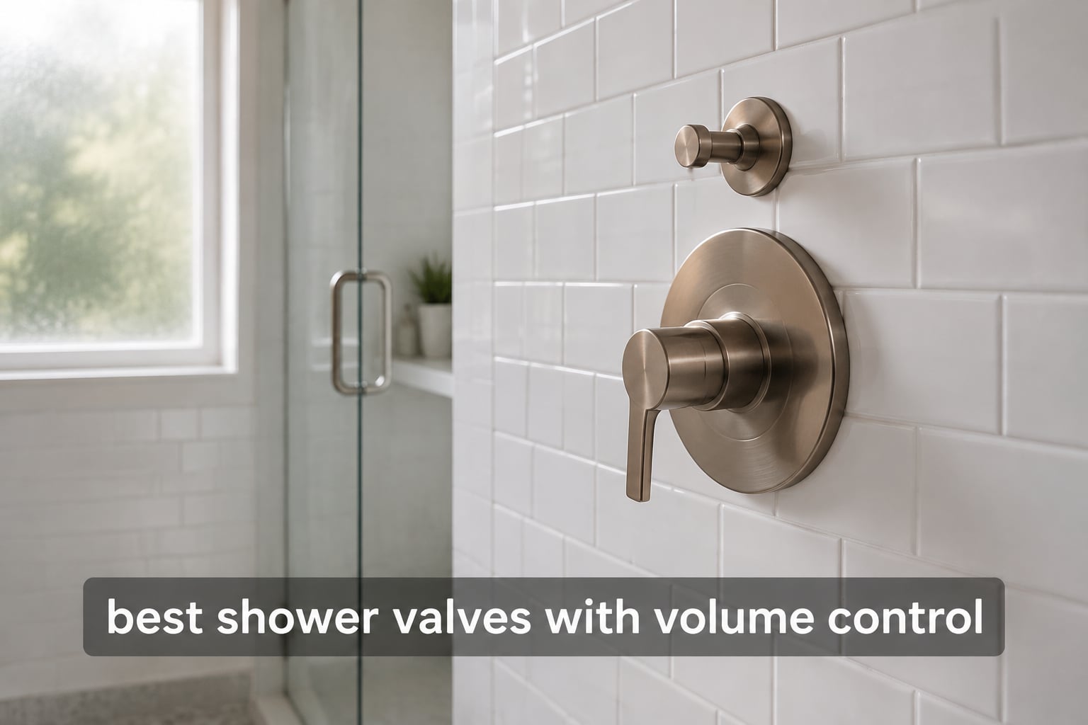 best shower valves with volume control