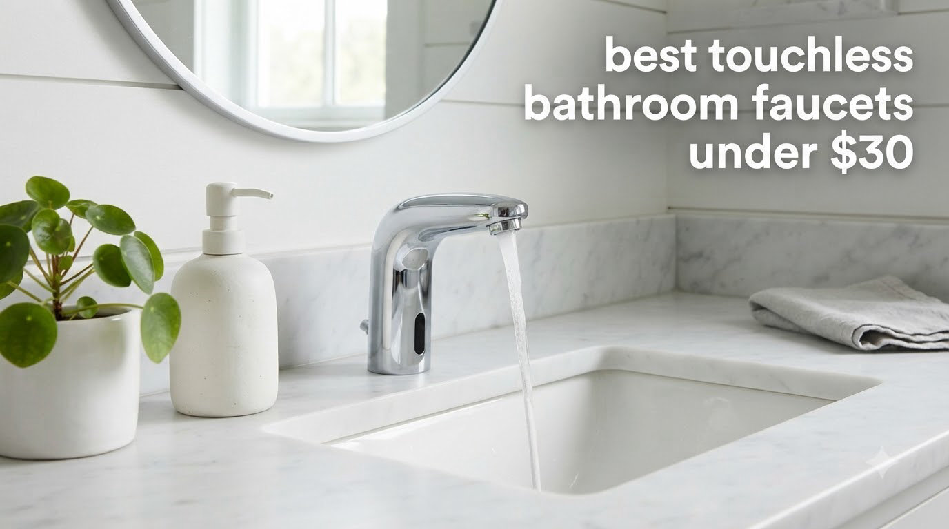 best touchless bathroom faucets under $30