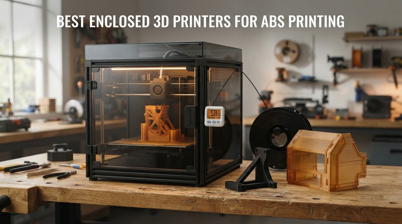 best enclosed 3d printers for abs printing